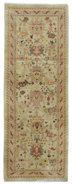 Egypt Hand Knotted Oriental Rug Fine Peshawar Oriental Runner 2'6x7'