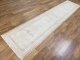 Egypt Hand Knotted Oriental Rug Fine Peshawar Oriental Runner 2'7X11'6