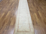 Egypt Hand Knotted Oriental Rug Fine Peshawar Oriental Runner 2'7X11'6