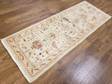 Egypt Hand Knotted Oriental Rug Fine Peshawar Oriental Runner 2'7x7'
