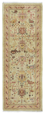 Egypt Hand Knotted Oriental Rug Fine Peshawar Oriental Runner 2'7x7'