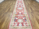 Egypt Hand Knotted Oriental Rug Fine Peshawar Oriental Runner 3'5x15'6