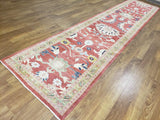 Egypt Hand Knotted Oriental Rug Fine Peshawar Oriental Runner 3'5x15'6