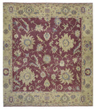 Egypt Hand Knotted Oriental Rug Fine Peshawar Square Oriental Rug 10'1X10'2