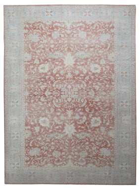 Egypt Hand Knotted Oriental Rug Oushak Oriental Area Rug 10'10X15'2