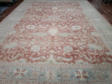 Egypt Hand Knotted Oriental Rug Oushak Oriental Area Rug 10'10X15'2