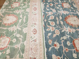 Egypt Hand Knotted Oriental Rug Oushak Oriental Area Rug 10'2X13'7