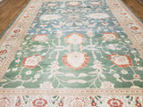 Egypt Hand Knotted Oriental Rug Oushak Oriental Area Rug 10'2X13'7
