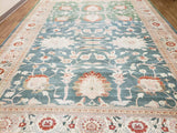 Egypt Hand Knotted Oriental Rug Oushak Oriental Area Rug 10'2X13'7