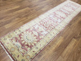 Egypt Hand Knotted Oriental Rug Oushak Oriental Area Rug 2'10X11'5