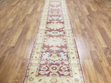 Egypt Hand Knotted Oriental Rug Oushak Oriental Area Rug 2'10X11'5