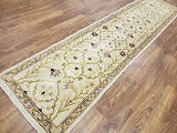 Egypt Hand Knotted Oriental Rug Oushak Oriental Area Rug 2'8X10'10