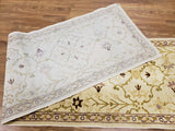 Egypt Hand Knotted Oriental Rug Oushak Oriental Area Rug 2'8X10'10