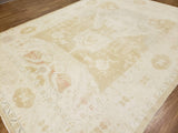 Egypt Hand Knotted Oriental Rug Oushak Oriental Area Rug 7'10X10'5