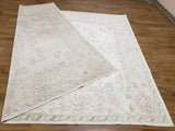 Egypt Hand Knotted Oriental Rug Oushak Oriental Area Rug 8'3X10'4