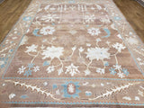 Egypt Hand Knotted Oriental Rug Oushak Oriental Area Rug 8'X12'