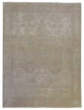 Egypt Hand Knotted Oriental Rug Oushak Oriental Area Rug 9'10X11'10