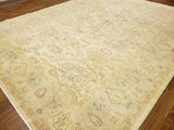 Egypt Hand Knotted Oriental Rug Oushak Oriental Area Rug 9'2X11'9