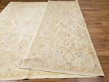 Egypt Hand Knotted Oriental Rug Oushak Oriental Area Rug 9'2X11'9