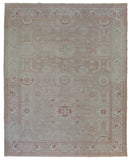 Egypt Hand Knotted Oriental Rug Oushak Oriental Area Rug 9'4 x 11'7