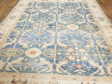 Egypt Hand Knotted Oriental Rug Oushak Oriental Area Rug 9'6X11'6
