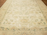 Egypt Hand Knotted Oriental Rug Oushak Oriental Area Rug 9'8X12'1