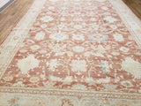 Egypt Hand Knotted Oriental Rug Oushak Oriental Area Rug 9'8X13'4