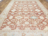Egypt Hand Knotted Oriental Rug Oushak Oriental Area Rug 9'8X13'4