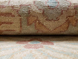 Egypt Hand Knotted Oriental Rug Oushak Oriental Area Rug 9'8X13'4