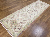 Egypt Hand Knotted Oriental Rug Oushak Oriental Runner 3'X9'3
