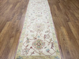 Egypt Hand Knotted Oriental Rug Oushak Oriental Runner 3'X9'3