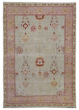 Egypt Hand Knotted Oriental Rug Rose Gold Mahal Oriental Rug 7'6x10'9
