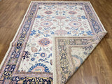 Egypt Hand Knotted Oriental Rug Sarouk Area Rug 6'6X9'6
