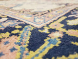 Egypt Hand Knotted Oriental Rug Sarouk Area Rug 6'6X9'6