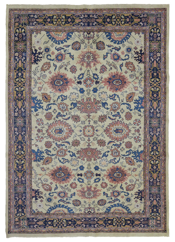 Egypt Hand Knotted Oriental Rug Sarouk Area Rug 6'6X9'6