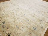 Egypt Hand Knotted Oriental Rug Semi-Antique Fine Peshawar Area Rug 11'2x13'9