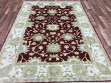 Fine Rug Collection Hand Knotted Oriental Rug Oushak Oriental Rug 5'10X8'1