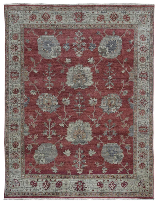 India Rug Hand Knotted Oriental Rug Fine Peshawar Oriental Rug 7'9X9'9