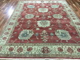 India Rug Hand Knotted Oriental Rug Fine Peshawar Oriental Rug 7'9X9'9