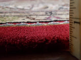 Indian Rug Hand Knotted Oriental Rug 6'2x10' Very Fine Persian Silk Tabriz Area Rug