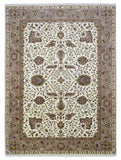 Indian Rug Hand Knotted Oriental Rug Agra Design Large Oriental Rug 9'3X12'3