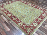 Indian Rug Hand Knotted Oriental Rug Chobi Peshawar Rug 6'2x9