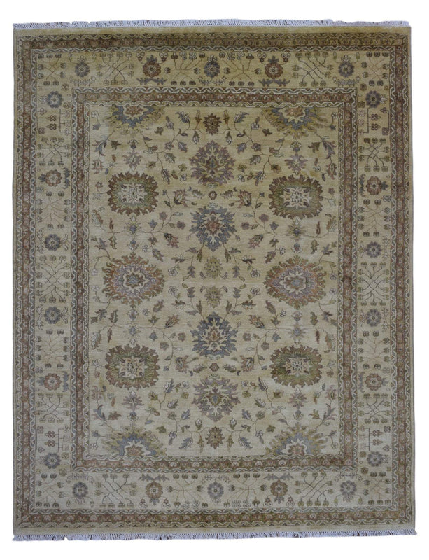 Indian Rug Hand Knotted Oriental Rug Chobi Peshawar Rug 8X10