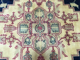 Indian Rug Hand Knotted Oriental Rug Fine Agra Gharaseh Oriental Rug 9'1 x 12