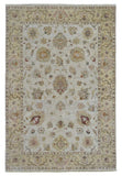 Indian Rug Hand Knotted Oriental Rug Fine Chobi Peshawar Large Rug 6'4 x 7'10