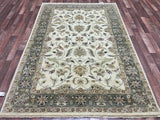 Indian Rug Hand Knotted Oriental Rug Fine Chobi Peshawar Rug 5'4x8