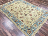 Indian Rug Hand Knotted Oriental Rug Fine Chobi Peshawar Rug 5'6x8