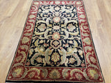 Indian Rug Hand Knotted Oriental Rug Fine Jaipur Oriental Rug 3'10 x 6'
