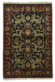 Indian Rug Hand Knotted Oriental Rug Fine Jaipur Oriental Rug 3'10 x 6'