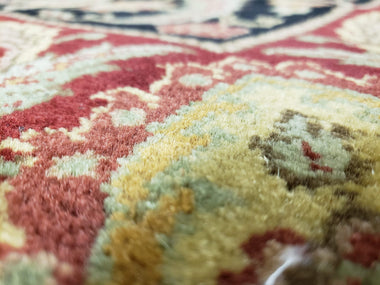 Indian Rug Hand Knotted Oriental Rug Fine Jaipur Oriental Rug 3'10 x 6'